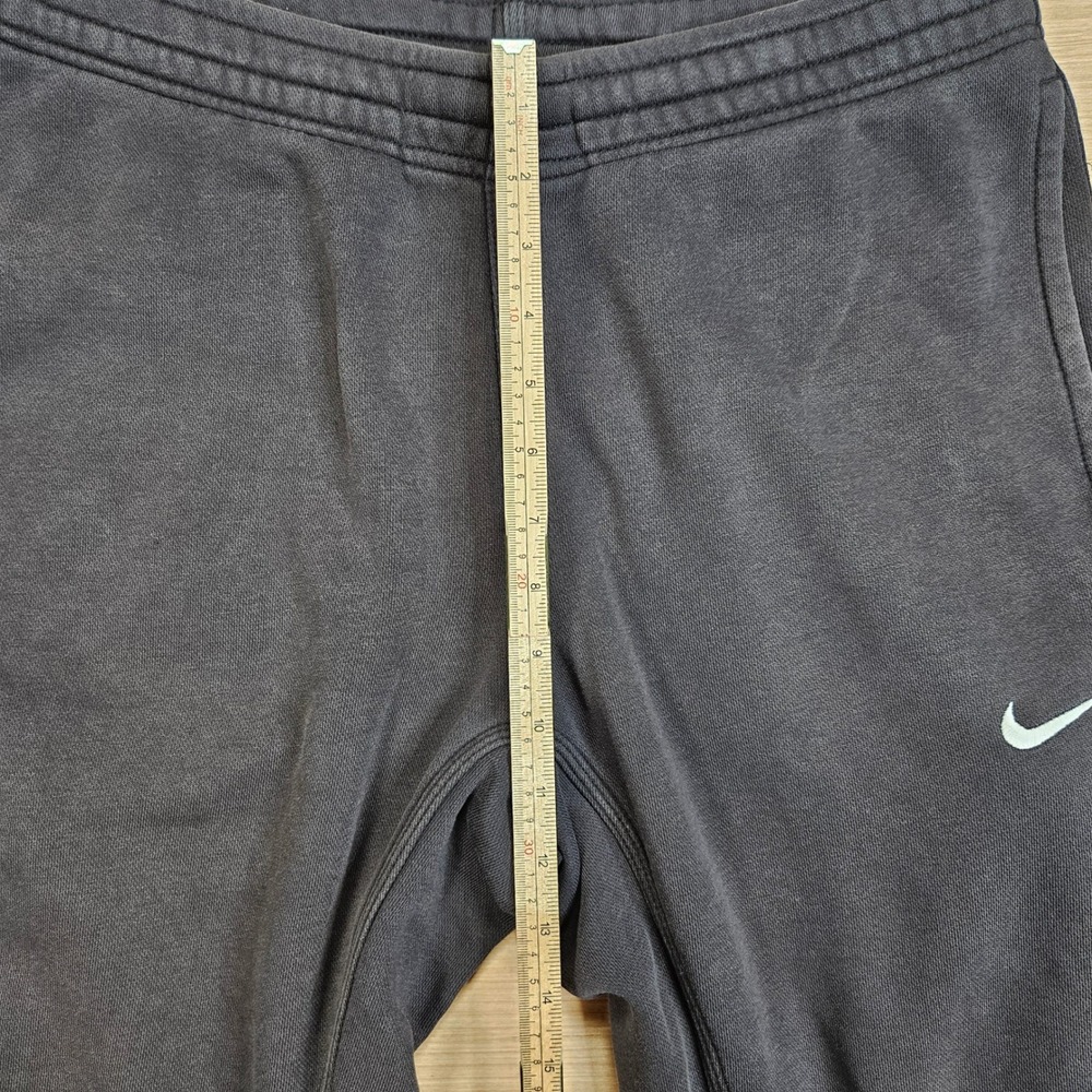 Nike Sportswear Fleece Joggers Sweatpants Mens L Black Fleece Swoosh 826431-010 - Picture 11 of 14